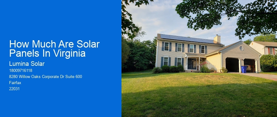 How Much Are Solar Panels In Virginia